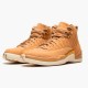 Jordan 12 Retro Vachetta Tan Vachetta Tan/Metallic Guld-Sail Jordan Sko AO6068-203