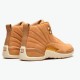 Jordan 12 Retro Vachetta Tan Vachetta Tan/Metallic Guld-Sail Jordan Sko AO6068-203