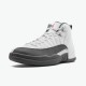 Jordan 12 Retro White Dark Grey Vit/Dark Grå-Gym Röd Jordan Sko 130690-160