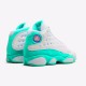 Jordan 13 Retro White Soar Green Pink (GS) Vit/Soar-Grön-Rosa Jordan Sko 439358-100