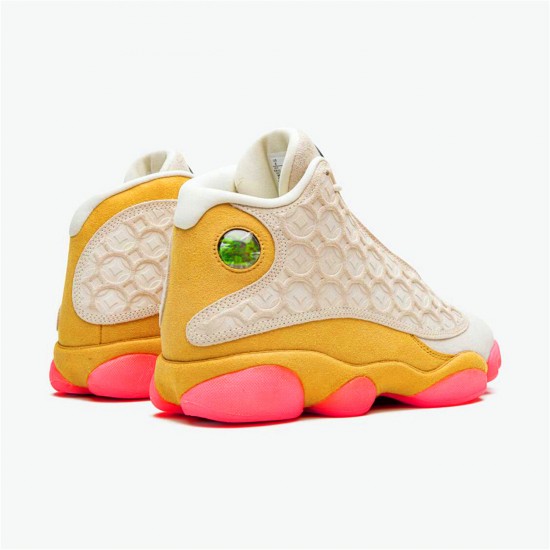 Jordan 13 Retro Chinese New Year (2020) Pale Ivory/Svart-Digital Rosa-Club Guld Jordan Sko CW4409-100