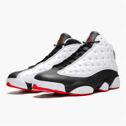 Jordan 13 Retro He Got Game (2018) Vit/True Röd-Svart Jordan Sko 414571-104