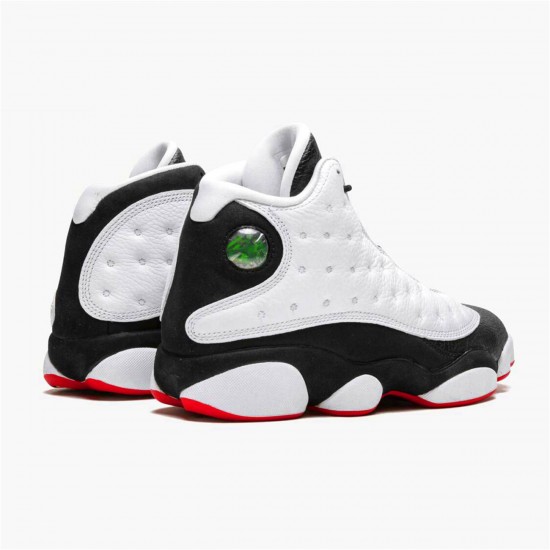 Jordan 13 Retro He Got Game (2018) Vit/True Röd-Svart Jordan Sko 414571-104