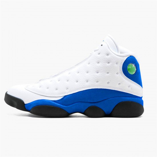 Jordan 13 Retro White Hyper Royal Black Vit/Hyper Royal-Svart Jordan Sko 414571-117