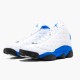 Jordan 13 Retro White Hyper Royal Black Vit/Hyper Royal-Svart Jordan Sko 414571-117