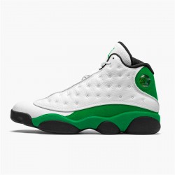 Jordan 13 Retro White Lucky Green Vit/Vit-Lucky Grön-Svart Jordan Sko DB6537-113