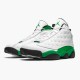 Jordan 13 Retro White Lucky Green Vit/Vit-Lucky Grön-Svart Jordan Sko DB6537-113