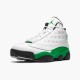 Jordan 13 Retro White Lucky Green Vit/Vit-Lucky Grön-Svart Jordan Sko DB6537-113