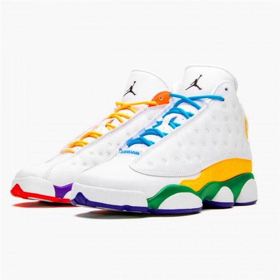 Jordan 13 Retro Playground (GS) Vit/Svart-Court Lila-Total Orange-Pine Grön Jordan Sko CV0785-158