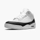 Jordan 3 Retro Fragment Vit/Vit-Svart Jordan Sko DA3595-100