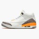 Jordan 3 Retro Laser Orange Vit/Laser Orange-Cement Grå-Svart Jordan Sko CK9246-108