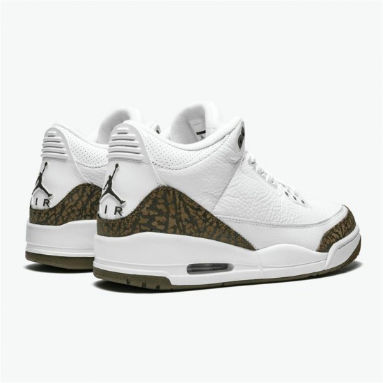 Jordan 3 Retro Mocha (2018) Vit/Dark Mocha-Chrome Jordan Sko 136064-122