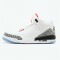 Jordan 3 Retro Free Throw Line White Cement Vit/Vit-Fire Röd-Svart Jordan Sko 923096-101