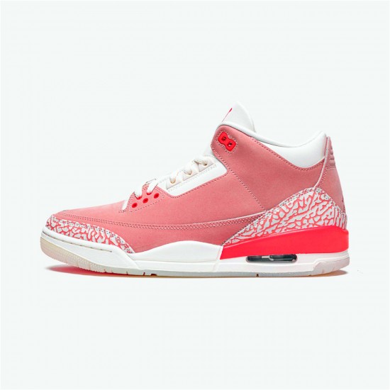 Jordan 3 Retro Rust Pink Sail/Rust Rosa-Vit-Crimson Jordan Sko CK9246-600