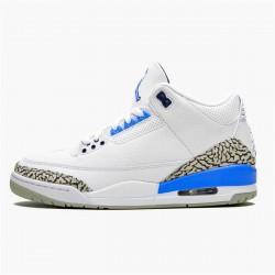 Jordan 3 Retro UNC (2020) Vit/Valor Blå-Tech Grå Jordan Sko CT8532-104