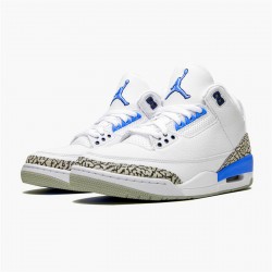 Jordan 3 Retro UNC (2020) Vit/Valor Blå-Tech Grå Jordan Sko CT8532-104