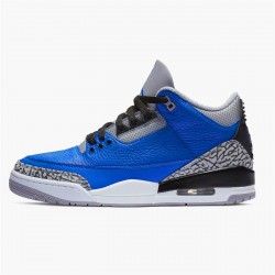 Jordan 3 Retro Varsity Royal Cement Varsity Royal/Varsity Royal-Cement Grå Jordan Sko CT8532-400