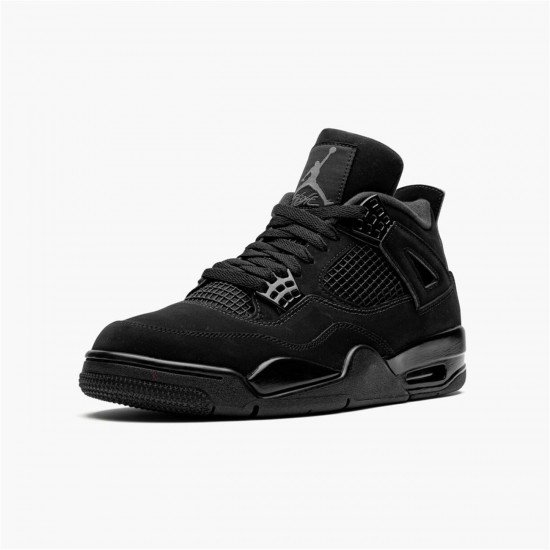 Jordan 4 Retro Black Cat (2020) Svart/Svart-Light Graphite Jordan Sko CU1110-010