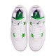 Jordan 4 Retro Metallic Green Vit/Metallic Silver-Pine Grön Jordan Sko CT8527-113