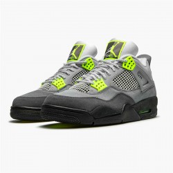 Jordan 4 Retro SE 95 Neon Cool Grå/Volt-Wolf Grå-Anthracite Jordan Sko CT5342-007