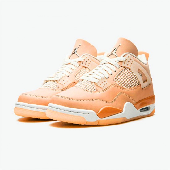 Jordan 4 Retro Shimmer Shimmer/Brons Eclipse-Orange Quartz-Metallic Silver Jordan Sko DJ0675-200