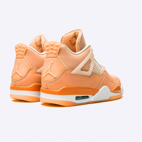 Jordan 4 Retro Shimmer Shimmer/Brons Eclipse-Orange Quartz-Metallic Silver Jordan Sko DJ0675-200