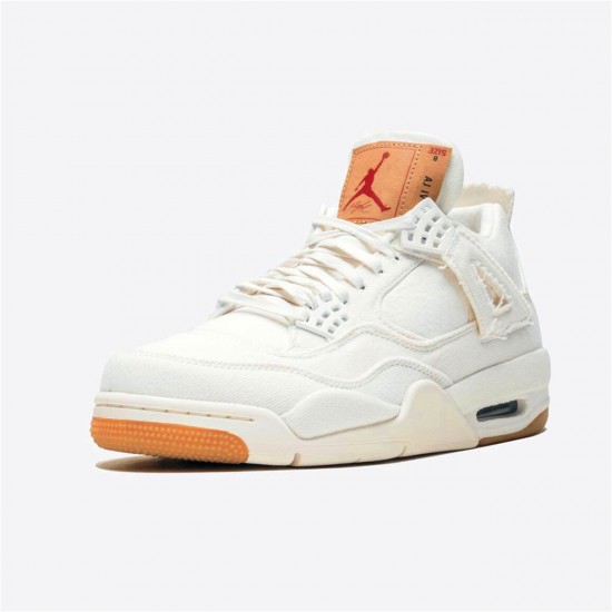 Jordan 4 Retro Union Guava Ice Guava Ice/Light Bone-Brigade Blå-Light Fusion Röd Jordan Sko DC9533-800