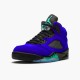 Jordan 5 Retro Alternate Grape Grape Ice/New Emerald-Svart Jordan Sko 136027-500