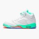 Jordan 5 Retro Light Aqua (GS) Vit/Crimson Pulse-Light Aqua-Svart Jordan Sko 440892-100