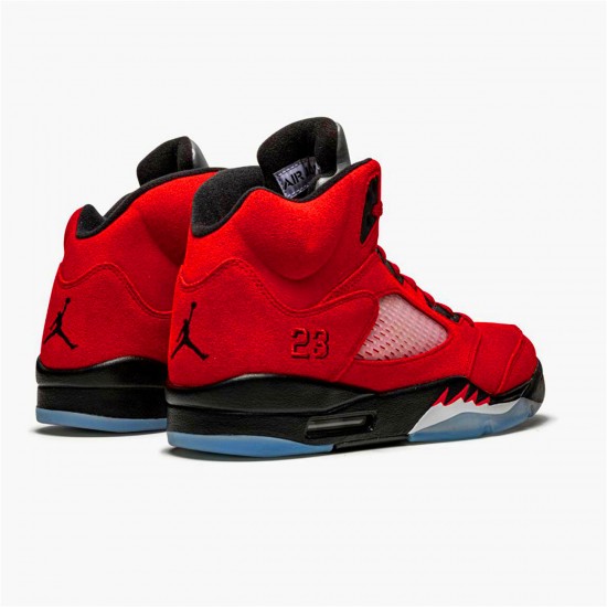 Jordan 5 Retro Raging Bull Red (2021) Varsity Röd/Svart-Vit Jordan Sko DD0587-600