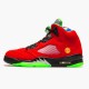 Jordan 5 Retro What The Varsity Maize/Court Lila-Ghost Grön-Solar Orange Jordan Sko CZ5725-700