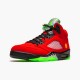 Jordan 5 Retro What The Varsity Maize/Court Lila-Ghost Grön-Solar Orange Jordan Sko CZ5725-700