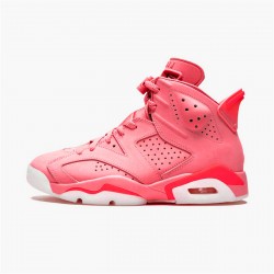 Jordan 6 Retro Aleali May Rust Rosa/Bright Crimson Jordan Sko CI0550-600