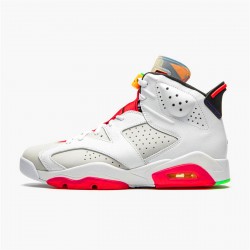 Jordan 6 Retro Hare Neutral Grå/Vit-True Röd-Svart Jordan Sko CT8529-062