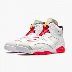 Jordan 6 Retro Hare Neutral Grå/Vit-True Röd-Svart Jordan Sko CT8529-062