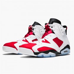 Jordan 6 Retro Carmine (2014) Vit/Carmine-Svart Jordan Sko 384664-160