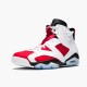 Jordan 6 Retro Carmine (2014) Vit/Carmine-Svart Jordan Sko 384664-160